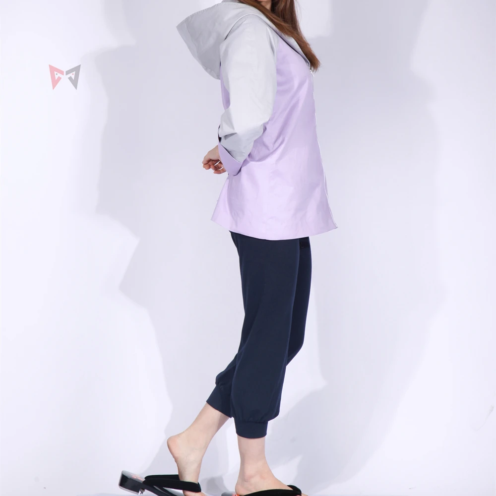 Костюм для косплея хиюга Хината из аниме пальто штаны рубашка повязка на голову