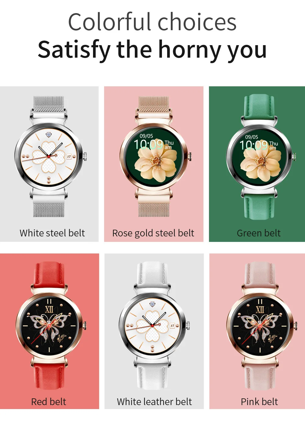 

Smart Watch New Luxury Smartwatch Women Waterproof Sports Fitness Tracker For Android ios Reloj inteligente Watch
