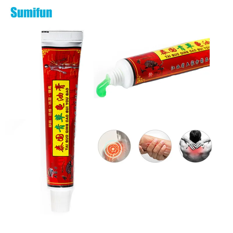 

1Pcs Snake Oil Pain Relief Ointment Chinese Herbal Cream Green Oil for Rheumatoid Arthritis Joint Muscle Rub Medical Plaster
