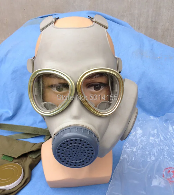 Излишки Вьетнамская война китайская Полнолицевая противогаз с чехлом | Спорт и