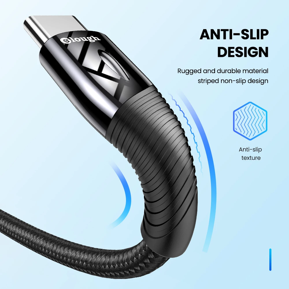 Кабель зарядный Elough с USB Type-C и поддержкой быстрой зарядки 20 Вт | Мобильные
