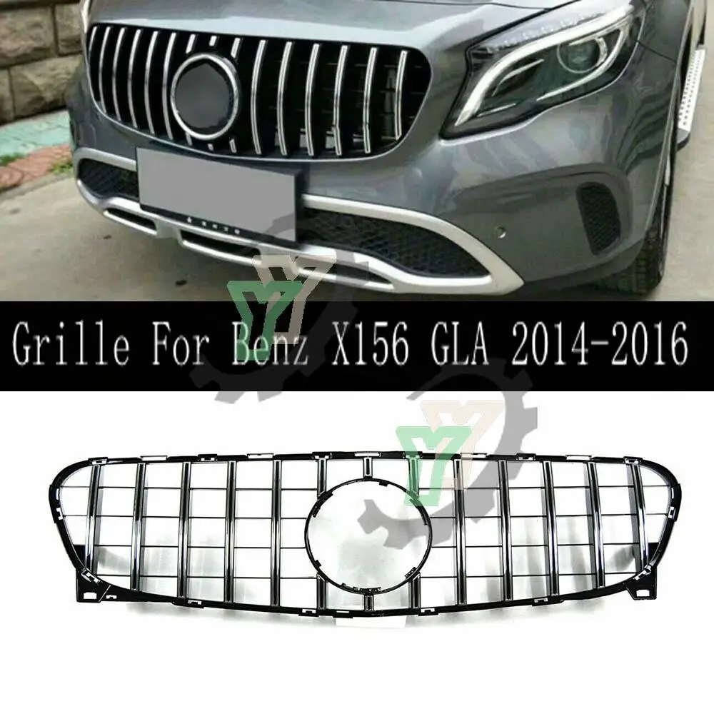 

Решетка радиатора переднего бампера для Mercedes-Benz X156 GLA class GLA200 GLA250 GLA45 AMG 2014-2016 GT style
