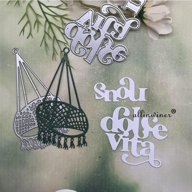 

Письмо хлорофитум Декор металлические режущие штампы трафареты высечка для DIY Скрапбукинг альбом бумага карточка тиснение