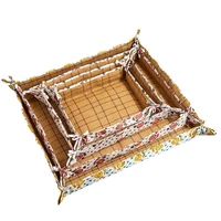 cat and dog bed cats mat pad refreshing four seasons pet bamboo mattress cool foldable rattan cooling for summer high quality