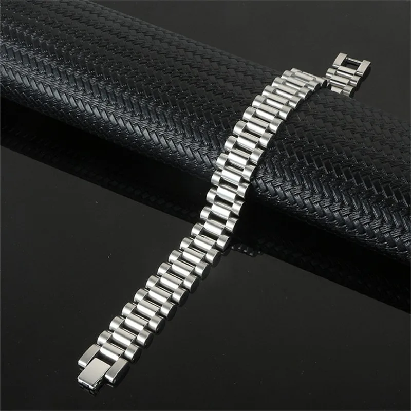 

Stainless Steel Gold Detachable Wristbands Bracelets Thick Chain Link Bangles For Women Gold Wrap Bracelets Wrist Hiphop Jewelry