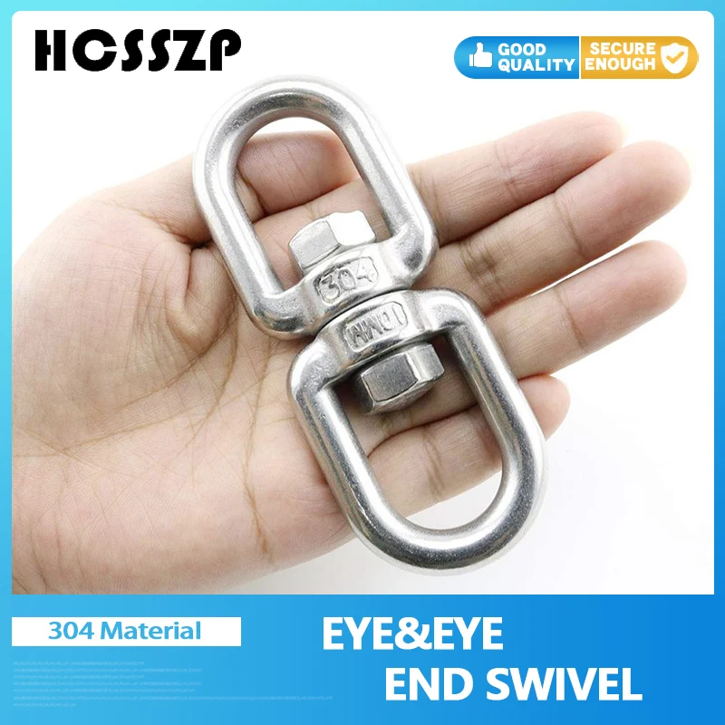 HCSSZP 2 шт. двухсторонний поворотный крючок 304 из нержавеющей стали | Обустройство