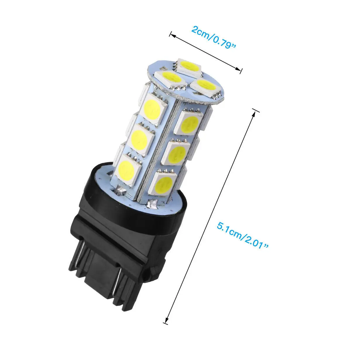 10/5/2 шт. 3157 3156 Супер Белый 18SMD LED лампы заднего, стоп и сигнального света 6500K для грузовика, автомобиля, фургона.