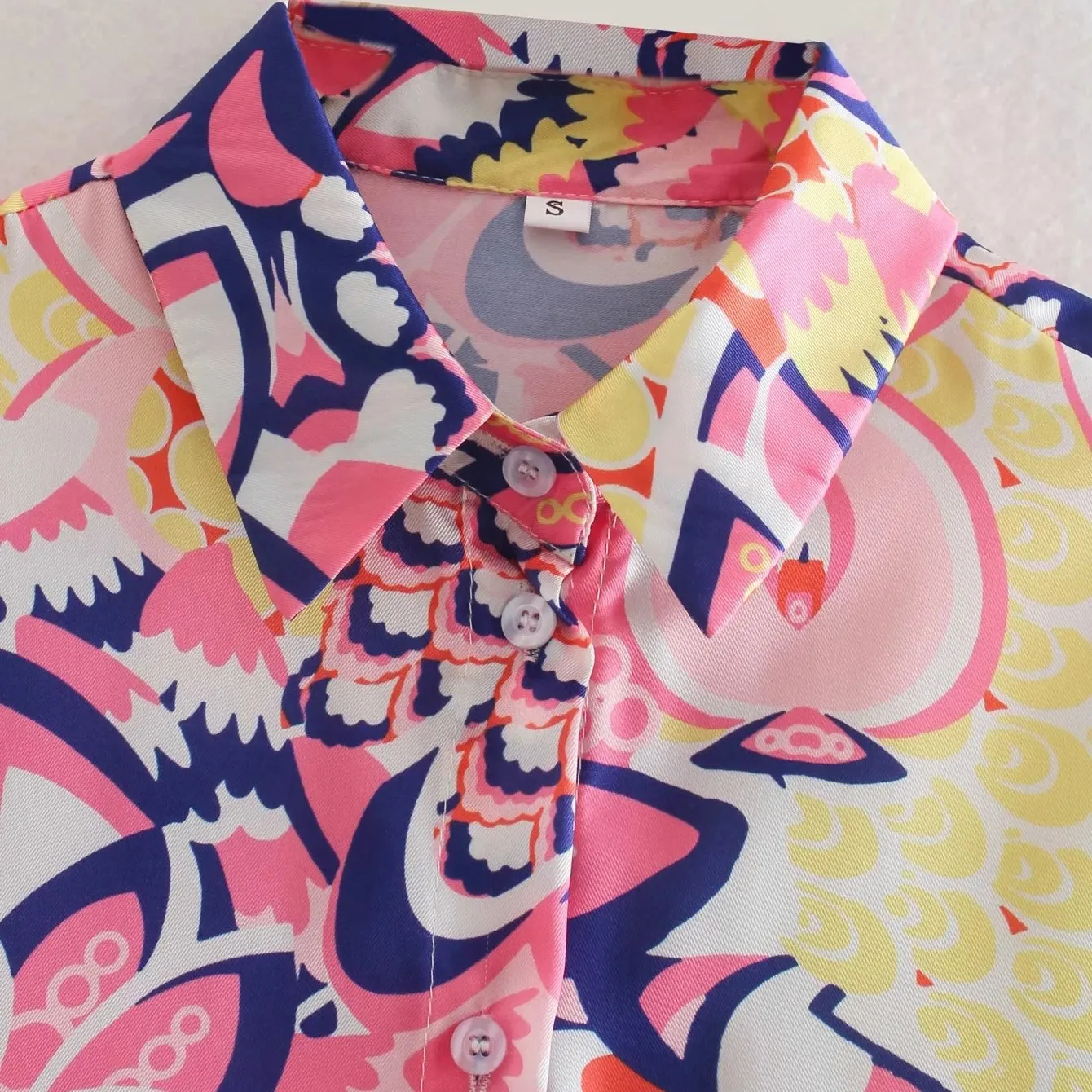 Женский комплект из двух предметов Пляжная рубашка с цветочным принтом и тюрбан