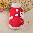 Рождественская теплая одежда для домашних животных, осенне-зимняя одежда для кошек и собак среднего размера, одежда для щенков чихуахуа, Мопсов