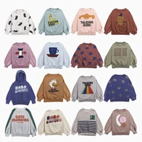 kids sweaters 2021 bc brand new winter autumn girls boys cute print sweatshirts baby toddler cotton outwear clothes tops