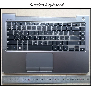 Упор для рук Верхняя Крышка корпуса клавиатуры для Samsung NP 530U4B 530U4C 535U4C 532U4C Нижняя крышка корпуса