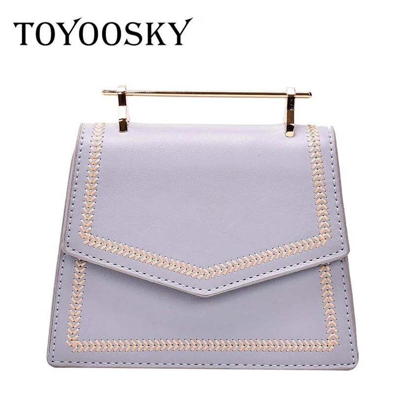 Сумки через плечо TOYOOSKY из искусственной кожи для женщин 2020 сумка мессенджер на