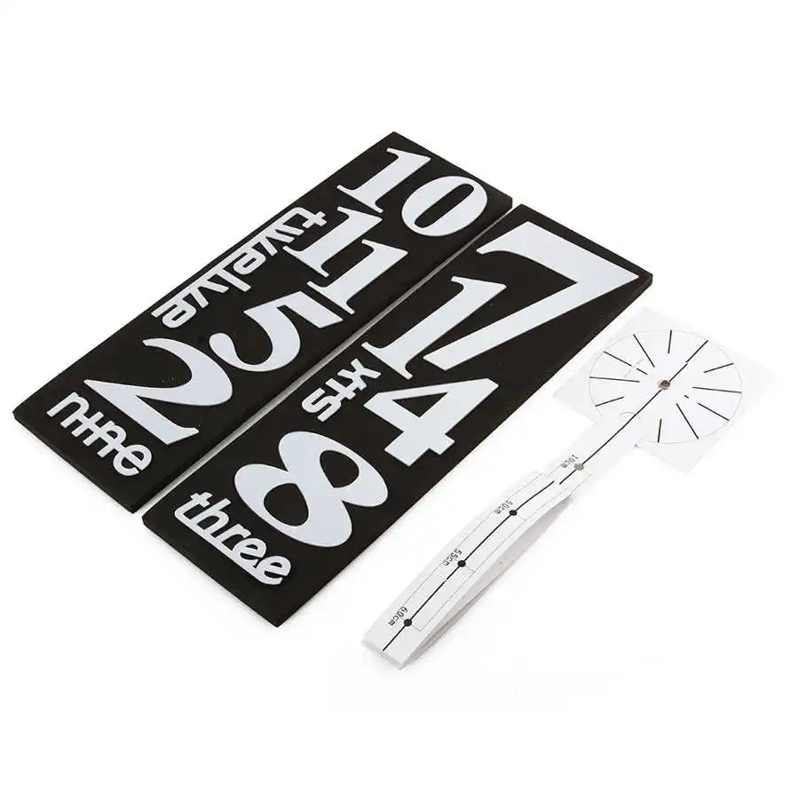 Настенные стикеры s современные DIY большие настенные часы набор 3D зеркальная