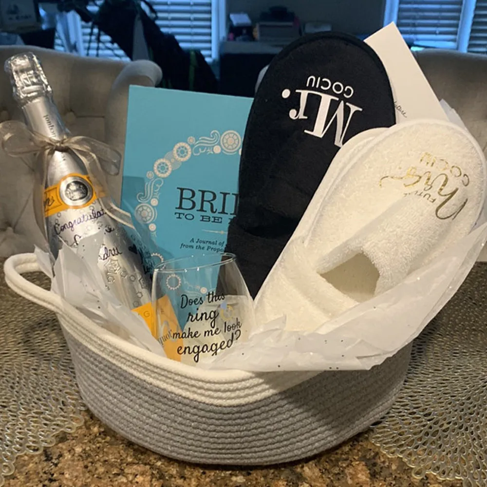 Шлепанцы для жениха и невесты персонализируемые золотые шлепанцы mr &amp miss