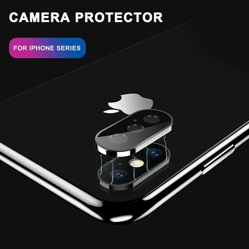 Закаленное стекло для iPhone 11 Pro X XS Max объектива камеры Защитная пленка экрана Apple