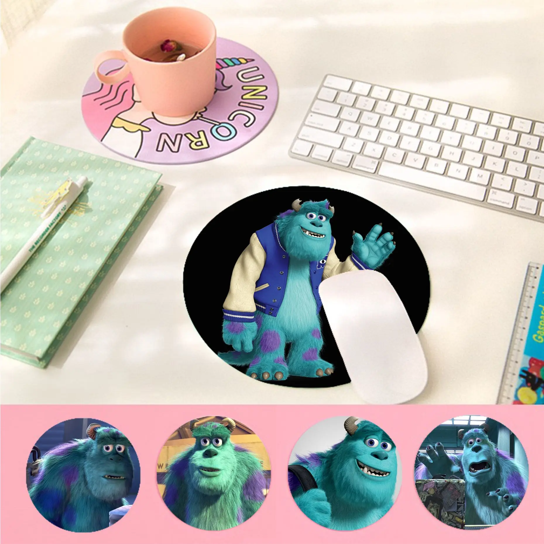 

Simple Design Disney James P. Sullivan Keyboard Gaming MousePads Anti-Slip Laptop PC Mice Pad Mat gaming Mousepad