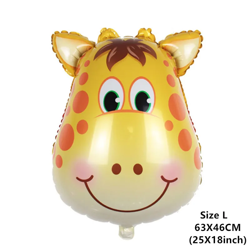 1 шт. воздушный шар из алюминиевой фольги в виде мультяшных животных - купить по