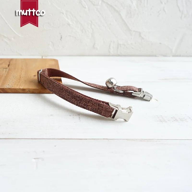 MUTTCO розничная продажа модный дизайн ручная работа высококачественный ошейник с