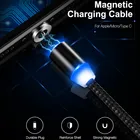 Магнитный кабель для iPhone X, Xr, Xs, Max, 1 м, 2 м, 2 А