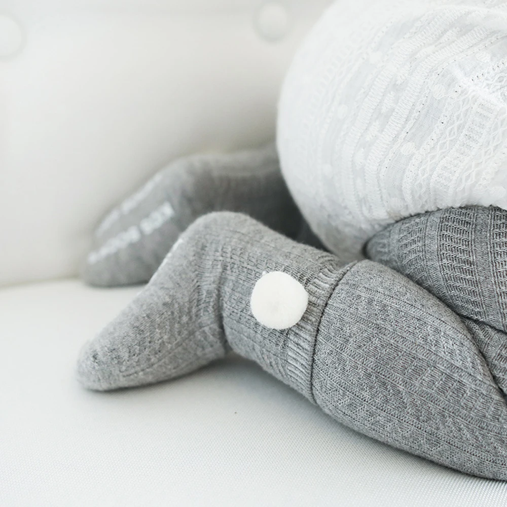 Хлопковые носки для малышей нескользящие Вязаные гольфы модные гетры мальчиков