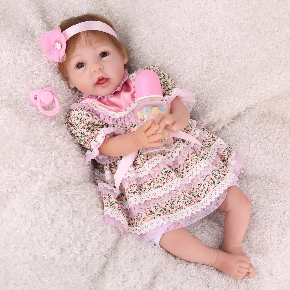 Оригинальные NPKDOLL bebe reborn силиконовые детские куклы игрушки 22 дюймов девочка reborn Малыш реалистичные дети подарок на день рождения playmate