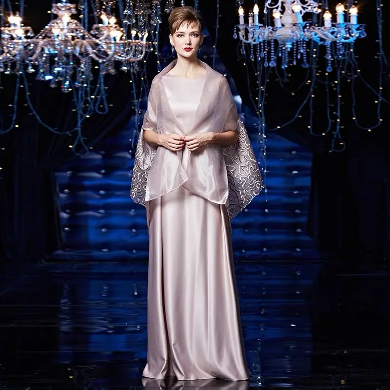 Весна-лето 2020 благородные вечерние платья Роскошные для матери невесты с
