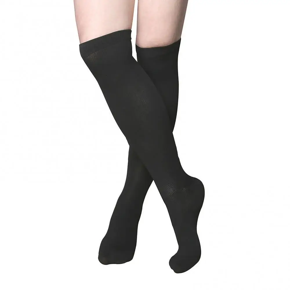 

Sports Socks Men Women Solid Color Fitness Compression Stockings Cycling Socks Running Football Soccer Socks Knee Length