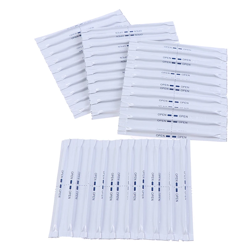 

40pcs/Box Cotton Swabs Double Head Wet Alcohol Cotton Swabs Cleaning Skin Clean Stick