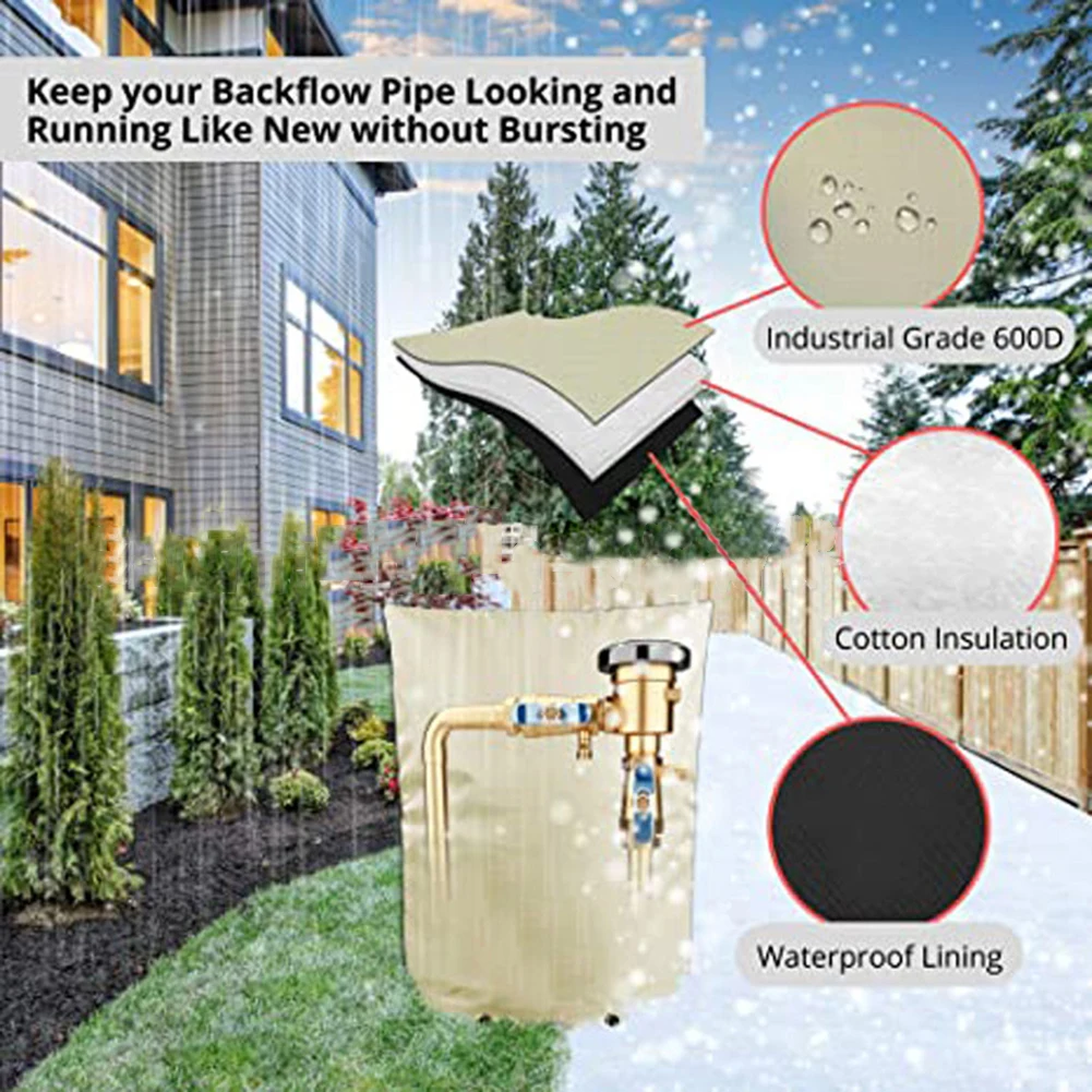 

New Pipe Winter Reusable Water Pipe Anti-Freeze Cover Outdoor Garden Courtyard Tap Faucet Frost Protection Insulation Covers