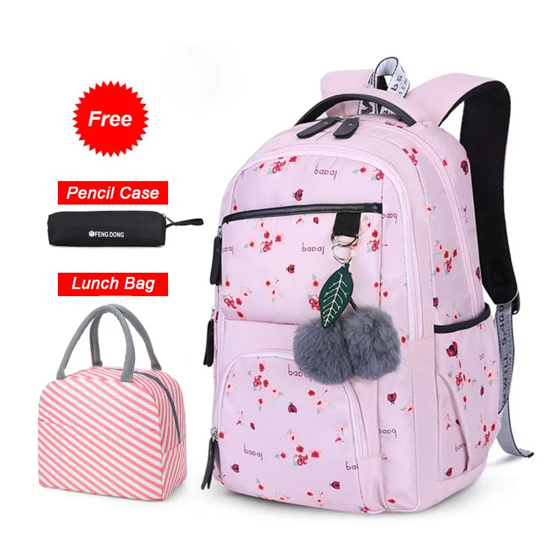 Школьные рюкзаки для девочек Детские вместительные ранцы в Корейском стиле с