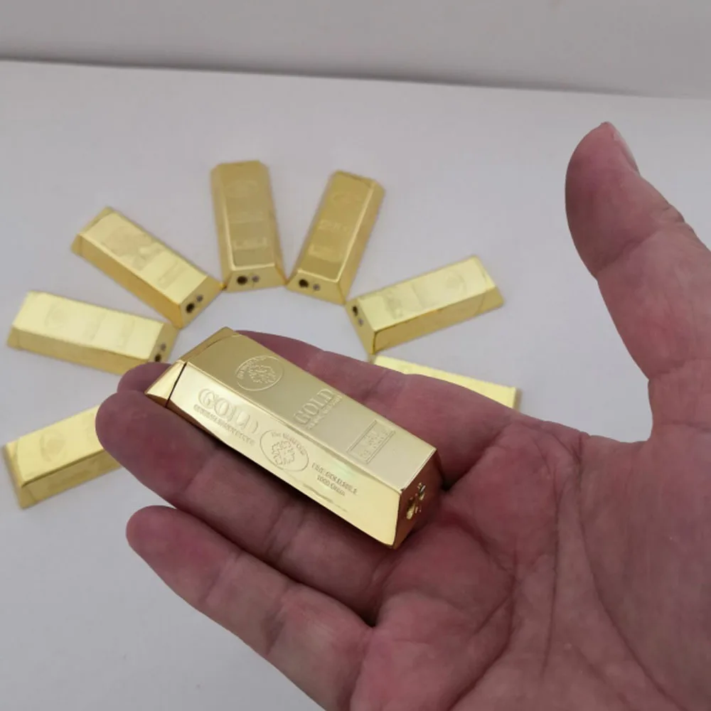 50 шт Золотой бар зажигалка