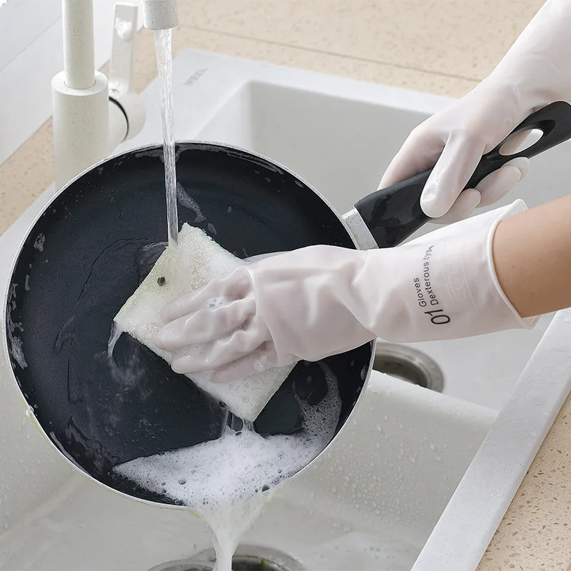 

Latex Gloves Dish Washing Gloves Cleaning Gloves Kitchen Gloves Scrubbing Gloves