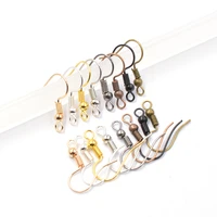100pcslot 8 color earring findings earrings clasps hooks fittings diy for diy jewelry making supplies accessories