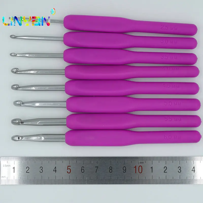 Алюминиевые крючки для вязания спицы плетение новинка из нержавеющей стали