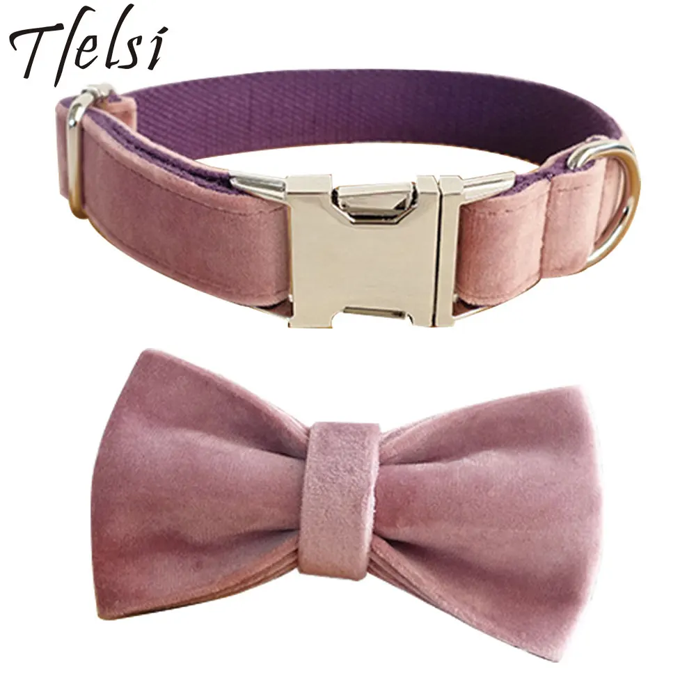 

Ошейник и поводок для собак, с галстуком-бабочкой