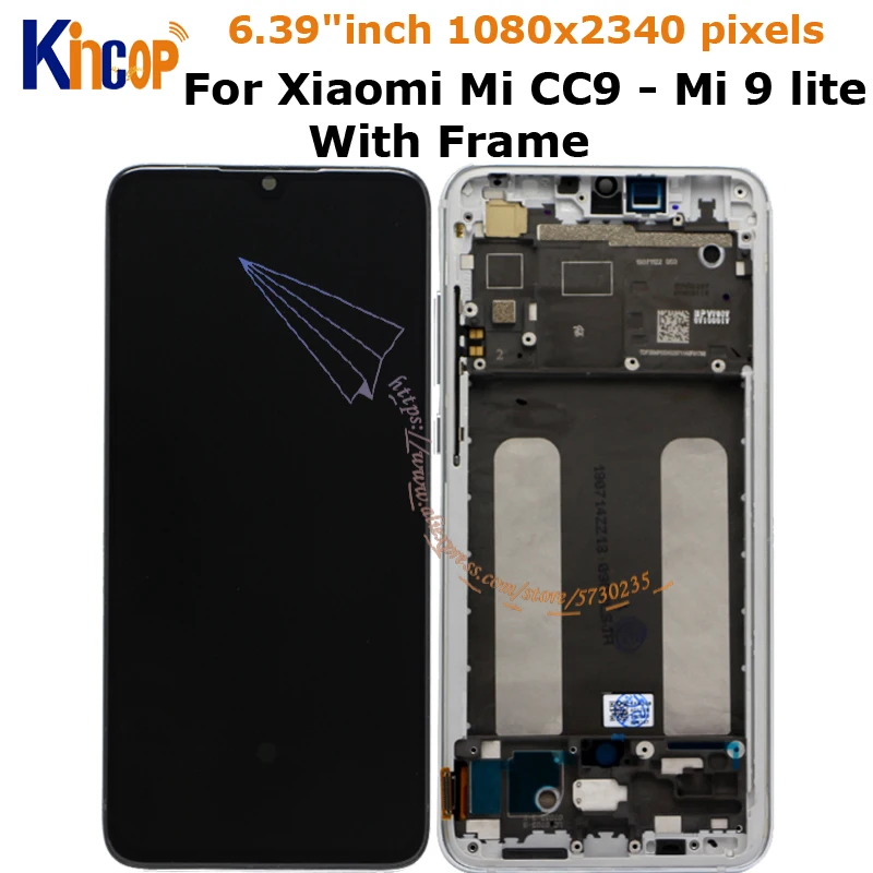 Дисплей 6 39 дюйма для Xiaomi Mi CC9 ЖК-дисплей CC9mt Meitu Edition сенсорный экран дигитайзер в