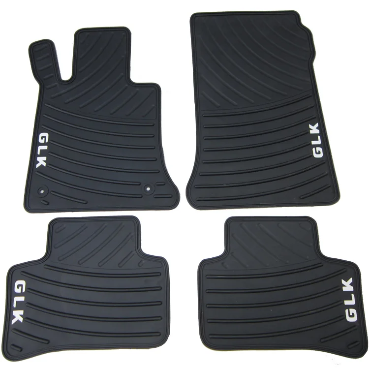 

Free Ship Rubber Car Floor Mats for Mercedes-Benz GLK300 350 Texture Latex Thick Waterproof Wear Resistant Non Slip Pads