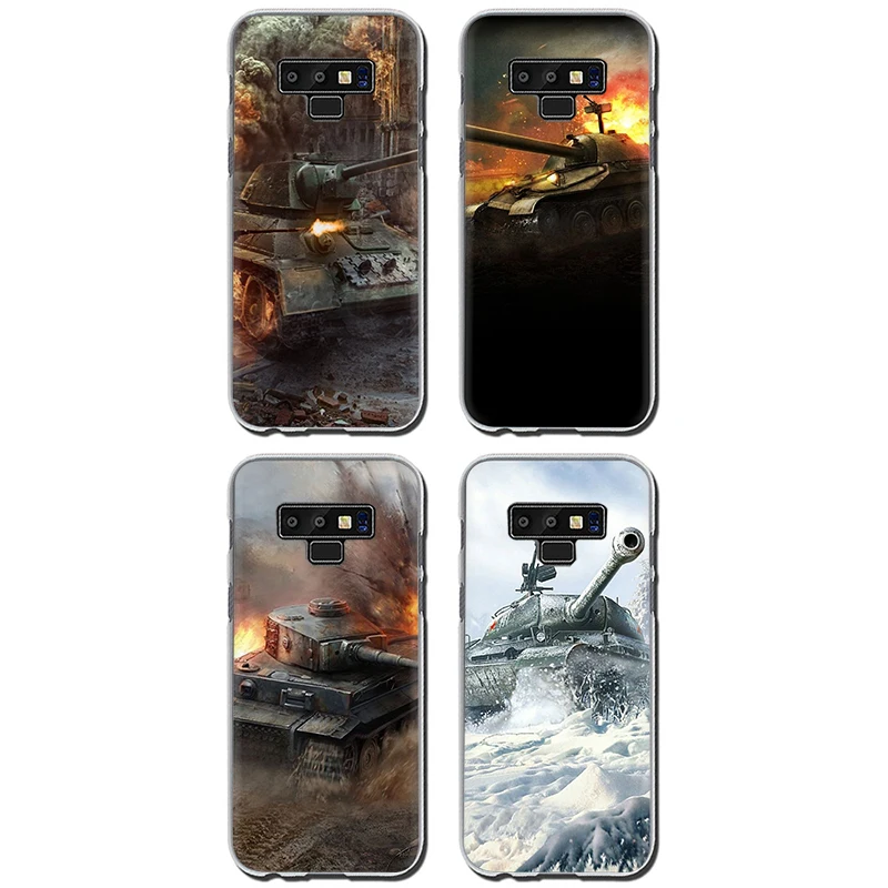 World of tanks жесткий чехол для телефона с рисунком в виде обложка чехол для Samsung Galaxy A3 5 A6 7 8 9 A10 30 40 50 70