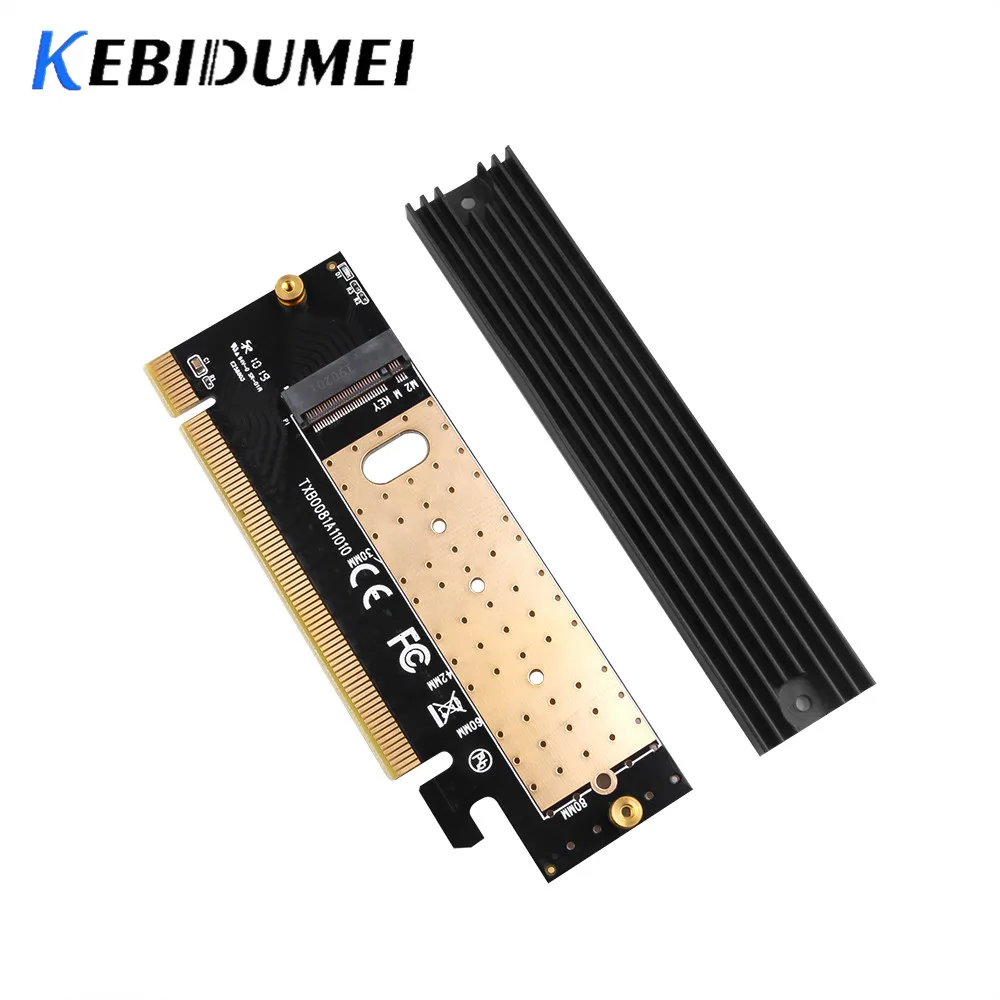 Kebidu M.2 NVMe SSD NGFF к PCIE 3 0 X16 X4 адаптер M Key интерфейс Плата расширения полная скорость