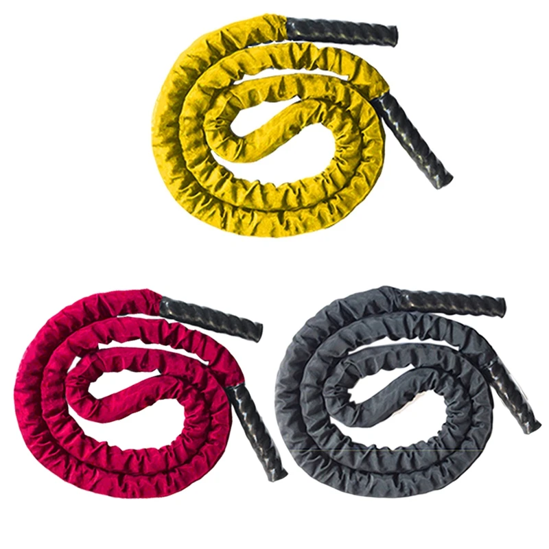 

Fitness Heavy Jump Rope 2.8M Heavy Thick Skipping Rope Training Fitness Weighted Strength Rope for Effective Work
