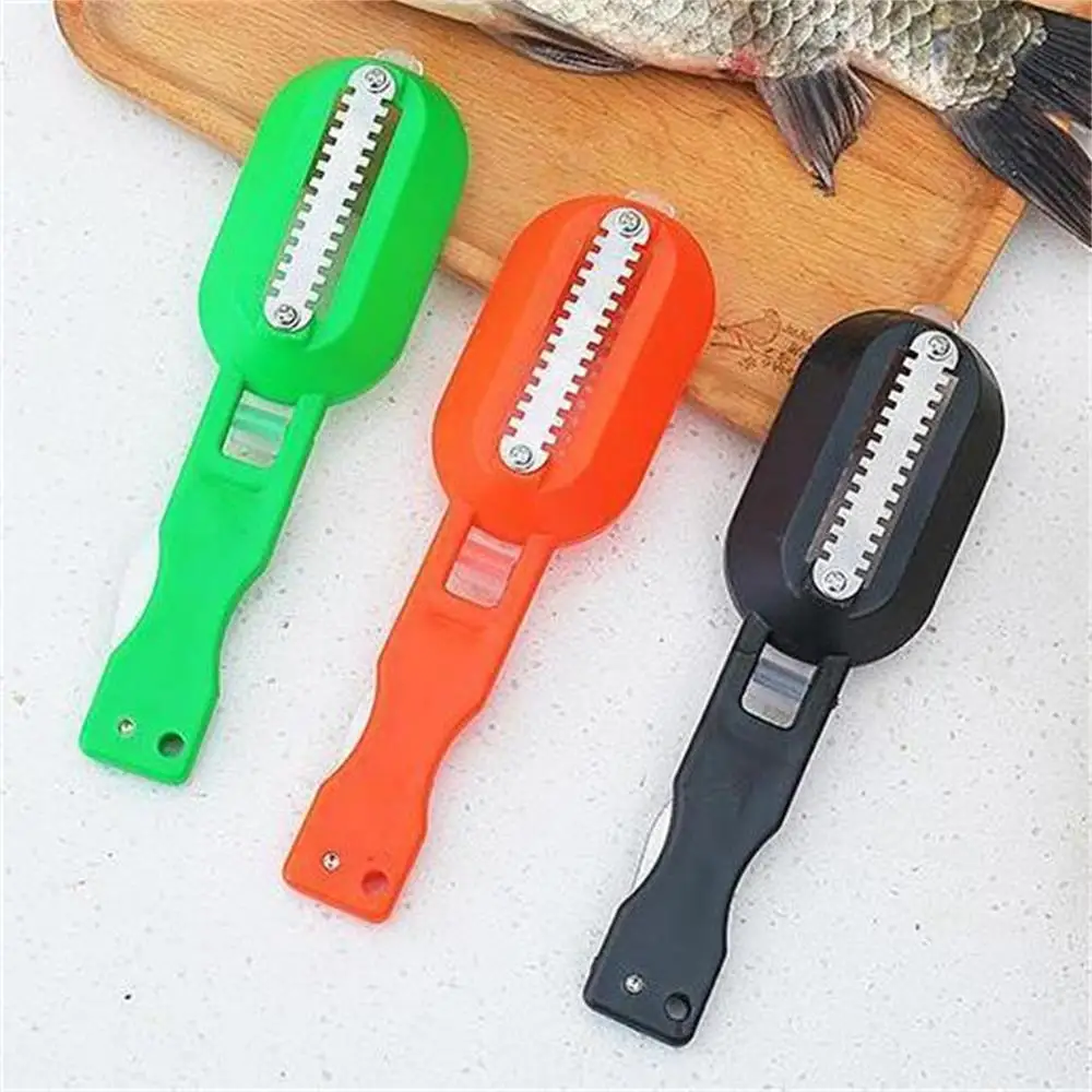 

Multifunctional Fish Scale Planer Tool Fish Scaler Fishing Knife Fish Cleaning Tools Kitchen Cooking Accessorie