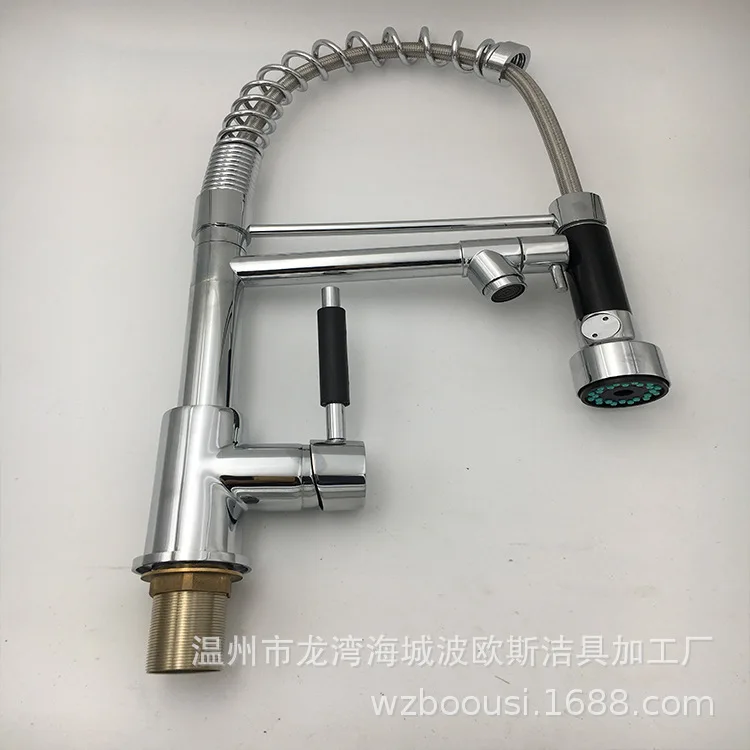 値段 単一のハンドルステンレス鋼キッチン蛇口スパイラルキッチン蛇口コールドとホットtorneirasデcozinhaホームセンターEZ50CF