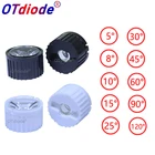 50 компл.лот 5 8 10 15 25 30 45 60 90 120 детской линзы 20 мм PMMA + кронштейн для DIY 1 Вт 3 Вт 5 Вт светодиодный чип высокой мощности COB