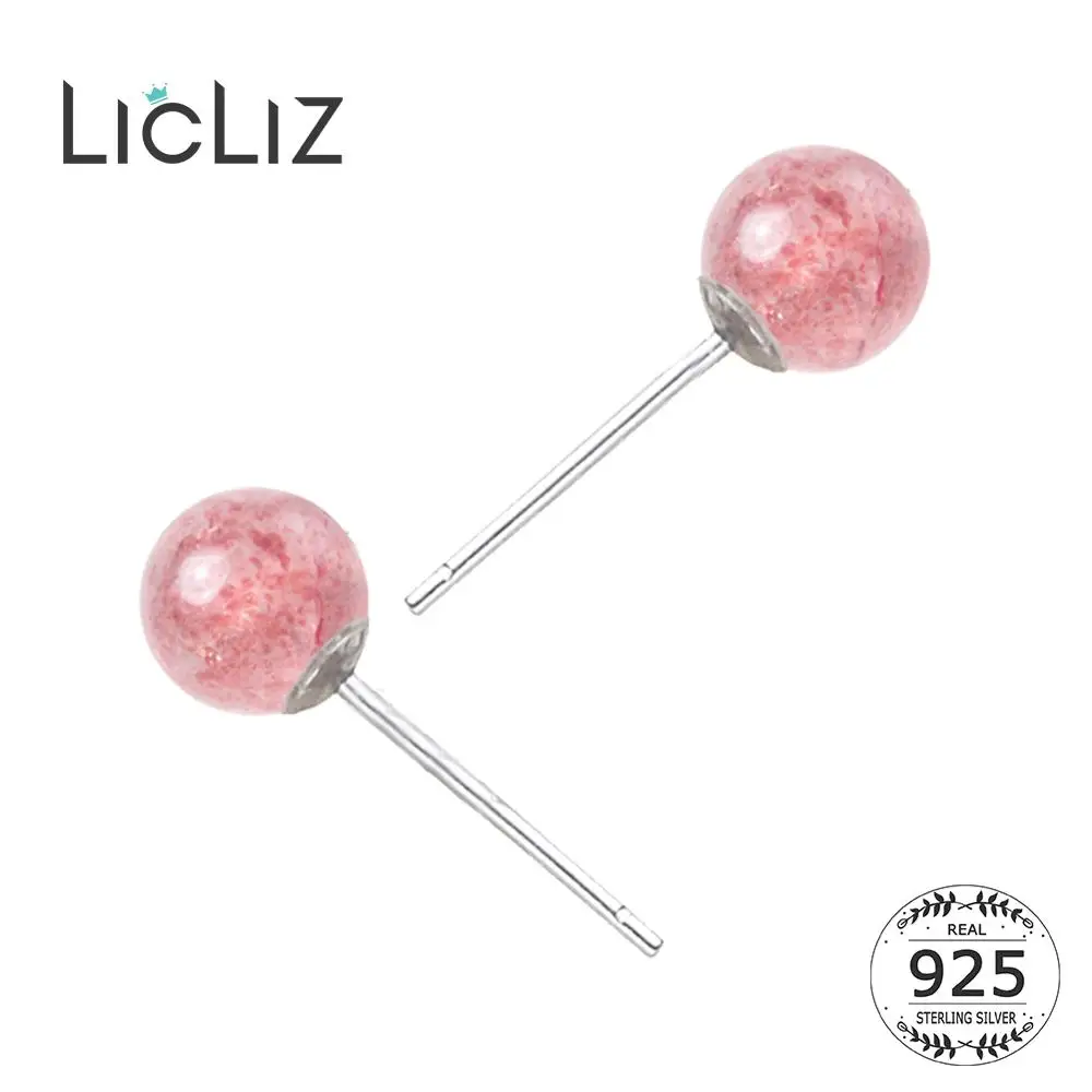 Женские серьги-гвоздики LicLiz из стерлингового серебра 925 пробы новинка милый
