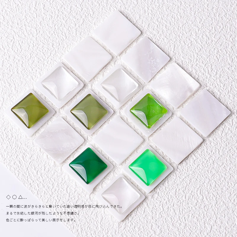 Прозрачный стеклянный дисплей для дизайна ногтей 10 шт. демонстрации гель-лака