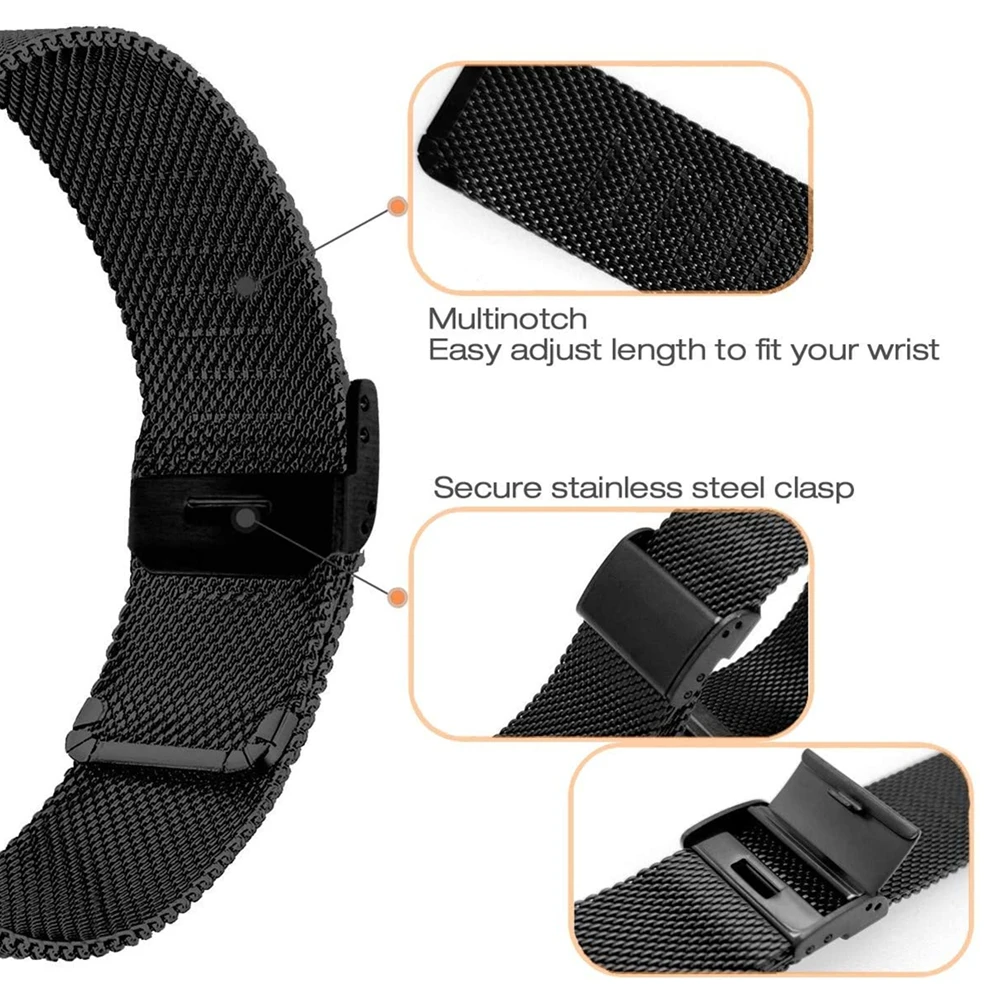 2 шт. для apple watch band 44 мм 40 серия 6 5 4 se ремешок из нержавеющей стали iwatch 3 полосы 42 38