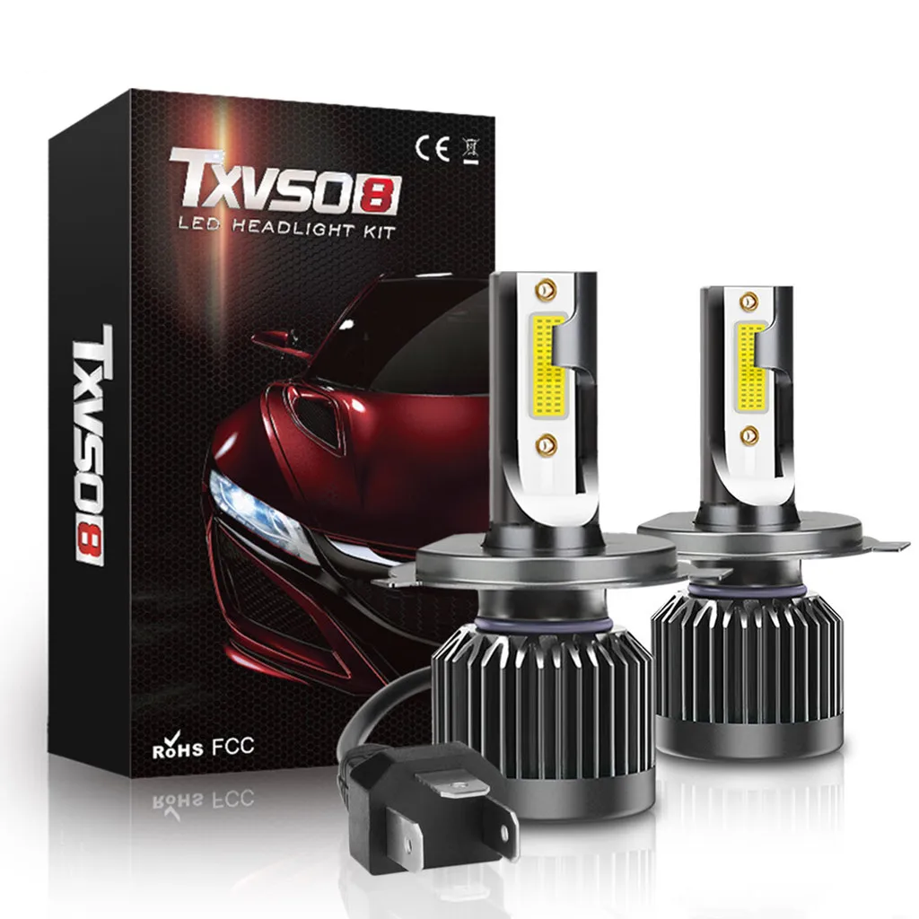 . Автомобильный светодиодный светильник H4 110W 20000LM COB автомобилей головной s Полный