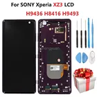 ЖК-дисплей для SONY Xperia XZ3, оригинальный OLED дисплей с сенсорным экраном, дигитайзер для SONY XPERIA XZ 3, ЖК-дисплей H9436, H8416, H9493, с рамкой, 6,0 дюйма