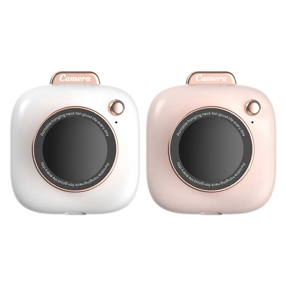 

Summer Creative Camera Hanging Neck Fan USB Charging Portable Fan Mini Outdoor Personal Cooling Fan Neck Hanging Small Fan