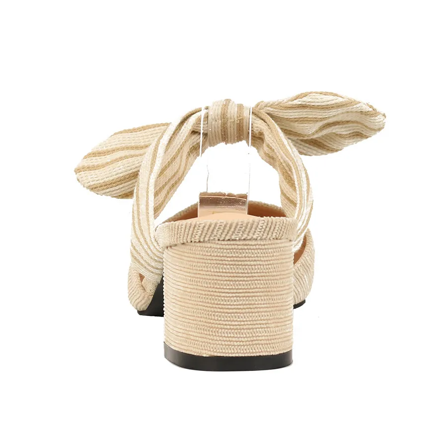 Женские туфли лодочки с бантиком черные абрикосовые вельветовые без задника